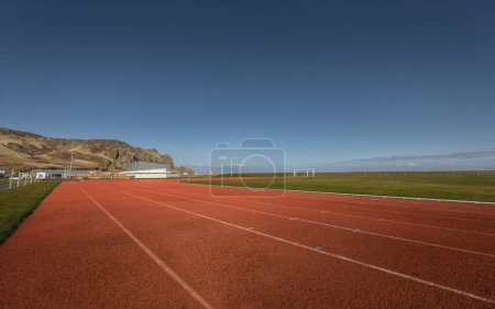Photo for Running track outdoors close-up view - Royalty Free Image
