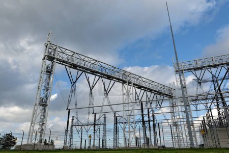Photo for High voltage electric station - Royalty Free Image
