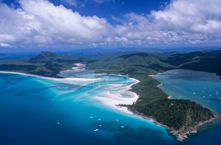 Foto de Australia Queensland Playa de refugio blanco - Imagen libre de derechos