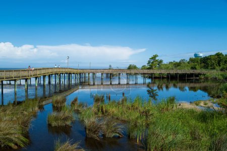 Photo for Boardwalk in Duck North Carolina - Royalty Free Image