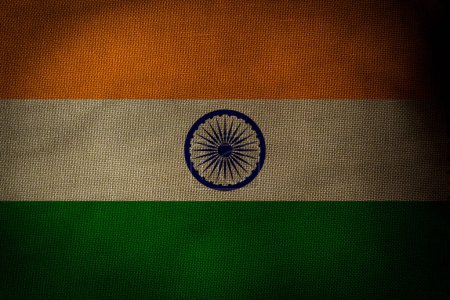 Photo for Central part flag of India - Royalty Free Image