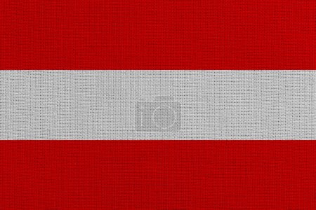 Foto de Austria tela bandera fondo textura - Imagen libre de derechos