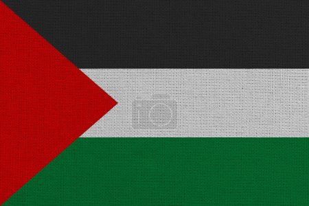Foto de Palestina tela bandera fondo textura - Imagen libre de derechos