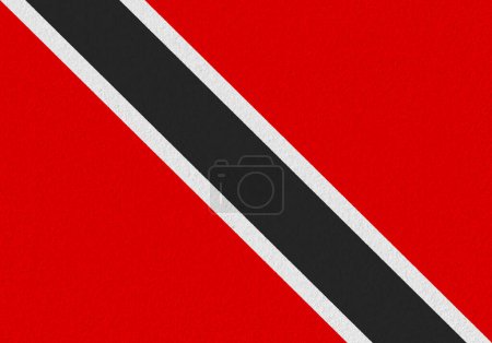 Photo for Trinidad and Tobago paper flag - Royalty Free Image