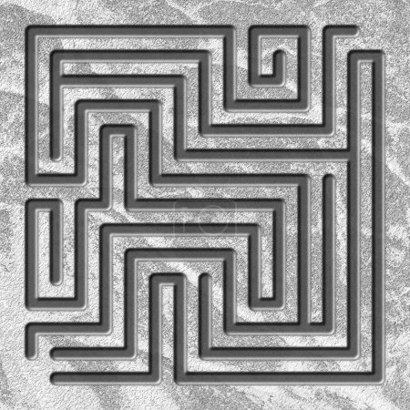 Photo for Maze game scheme background texture - Royalty Free Image