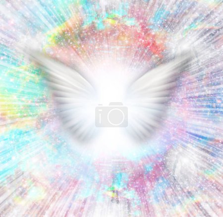 Photo for Angel light, conceptual creative illustration - Royalty Free Image