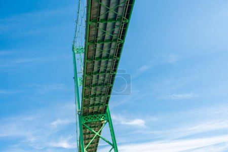 Photo for Fragment of a transport bridge span, bottom view - Royalty Free Image