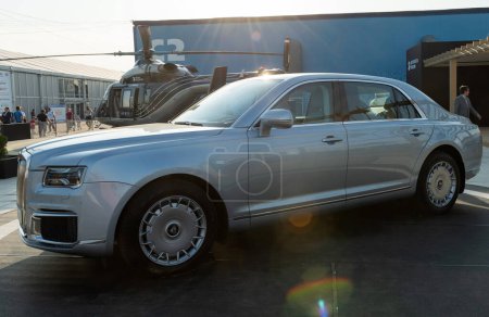 Photo for Russian limousine on the motor show - Royalty Free Image