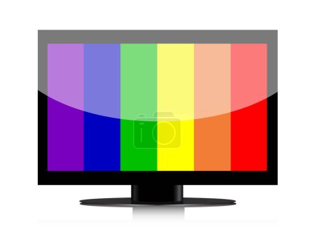 Photo for "lcd television with no signal" - Royalty Free Image