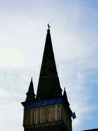 Photo for A large clock tower in the background - Royalty Free Image