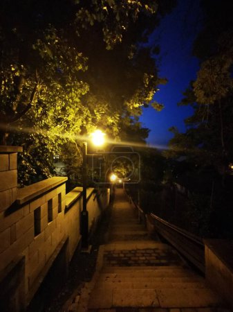 Téléchargez les photos : Une ville éclairée la nuit - en image libre de droit