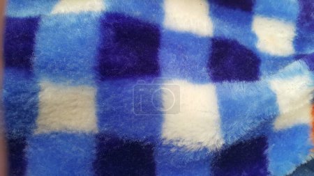 Téléchargez les photos : Closeup view of colorful soft blanket - en image libre de droit