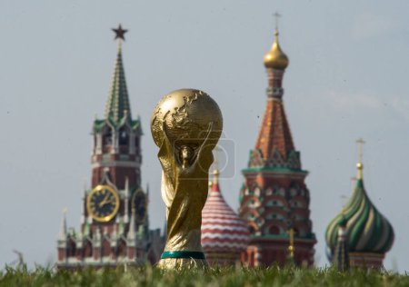 Foto de Copa Mundial de la FIFA en Moscú, Rusia - Imagen libre de derechos