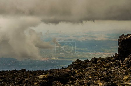 Photo for View from the heights of Etna Sicily - Royalty Free Image