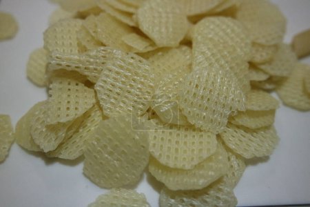 Photo for Closeup view of dried chips as fast food usually eaten with tea - Royalty Free Image