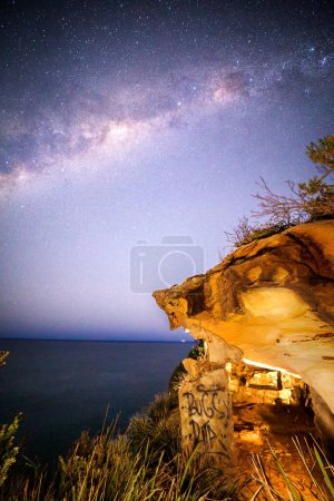 Foto de Cielo estrellado sobre la escarpa oriental del NSW - Imagen libre de derechos