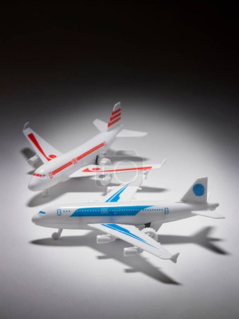Photo for Toy air planes on white background - Royalty Free Image