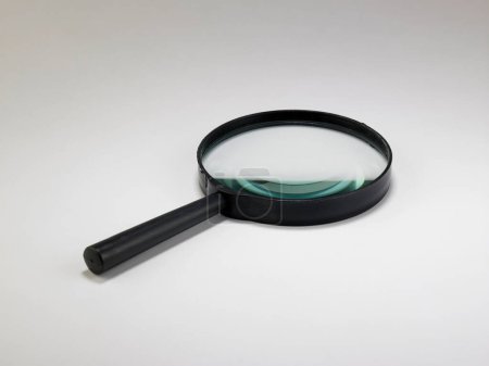 Photo for Magnifier glass on white background - Royalty Free Image