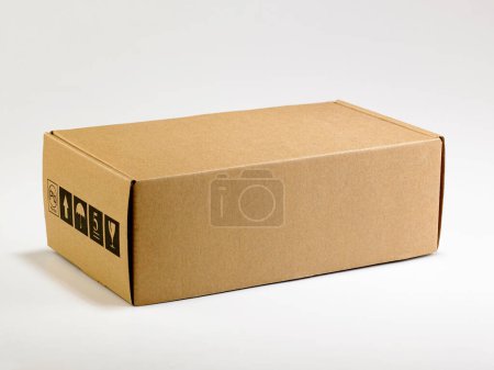 Photo for Brown box, close-up view - Royalty Free Image