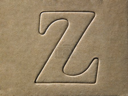 Foto de "letra z ", plantilla de diseño DIY Alphabet - Imagen libre de derechos