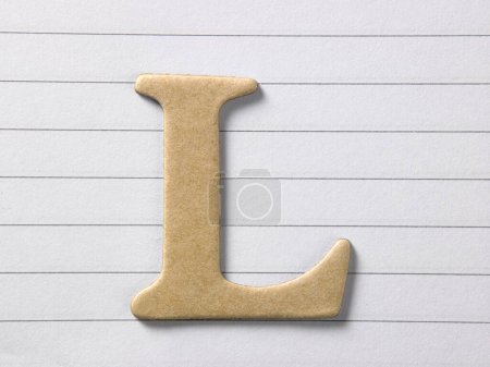 Foto de "letra l ", plantilla de diseño DIY Alphabet - Imagen libre de derechos