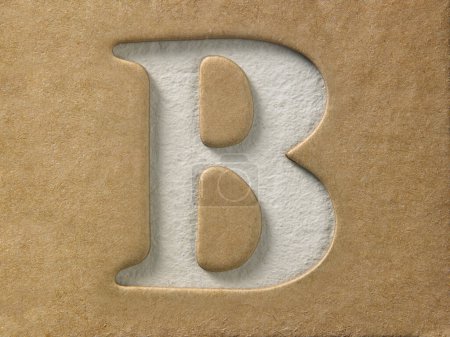 Foto de "letra b ", plantilla de diseño DIY Alphabet - Imagen libre de derechos
