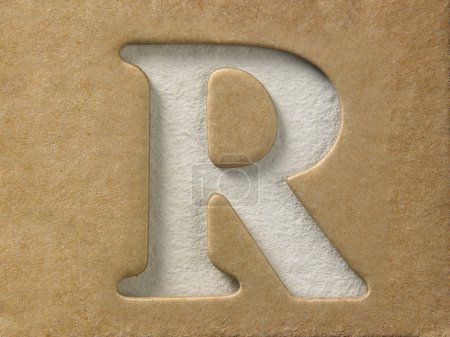 Téléchargez les photos : "lettre r ", Modèle de conception alphabet bricolage - en image libre de droit