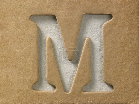 Foto de "letra m ", plantilla de diseño DIY Alphabet - Imagen libre de derechos