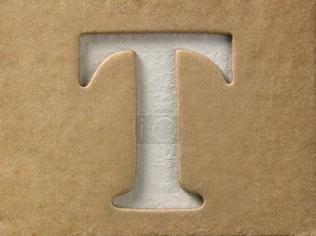 Foto de "letra t ", plantilla de diseño DIY Alphabet - Imagen libre de derechos