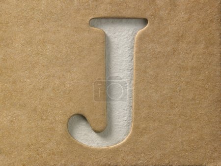 Photo for "letter j", DIY Alphabet design template - Royalty Free Image