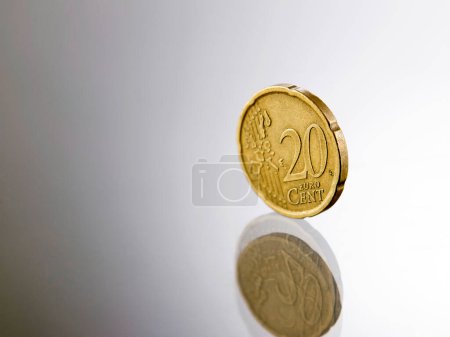 Photo for Euro coin, studio shot - Royalty Free Image