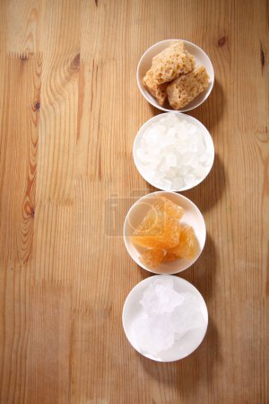 Foto de Tipos de azúcar, vista de cerca - Imagen libre de derechos