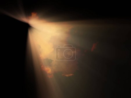 Photo for Holy light, conceptual creative illustration - Royalty Free Image