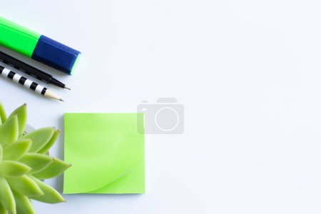 Photo for Office table table with blank for text - Royalty Free Image