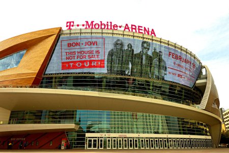 Photo for Exterior view of the T Mobile Arena in Las Vegas. - Royalty Free Image