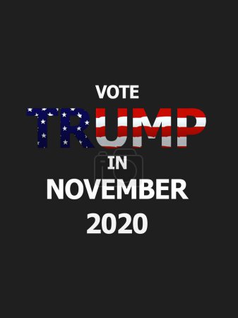Photo for Vote Trump in 2020 poster - Royalty Free Image