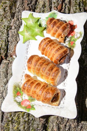 Photo for Italian finger food. tasty Canapes - Royalty Free Image