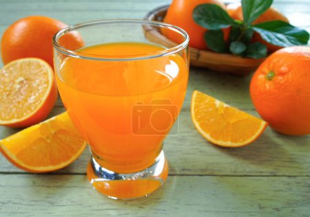 Photo for Orange juice, closeup shot - Royalty Free Image