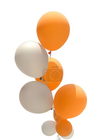 Photo for Balloons for party decoration isolated. - Royalty Free Image
