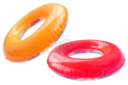 Foto de Coloridos anillos de natación de cerca - Imagen libre de derechos