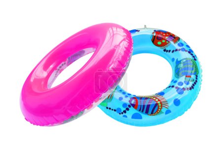 Foto de Coloridos anillos de natación de cerca - Imagen libre de derechos