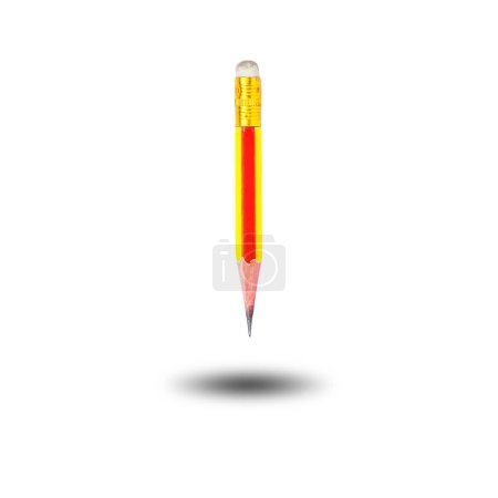 Photo for Short wooden pencil close up - Royalty Free Image