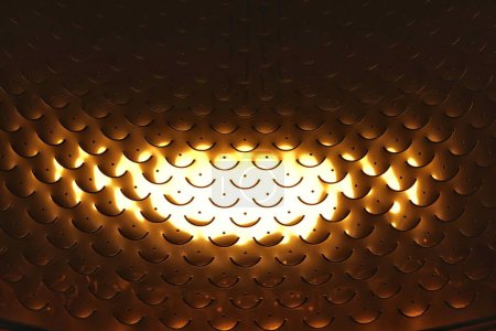 Foto de Textura de lámpara de metal dorado - Imagen libre de derechos
