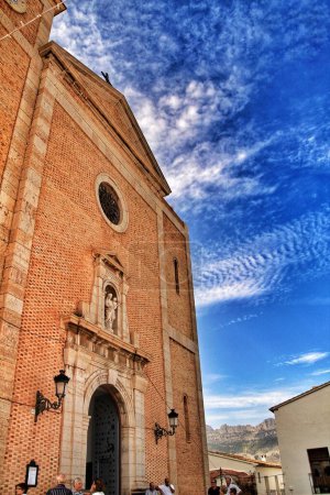 Foto de Iglesia Nuestra Seora del Consuelo en la plaza de Altea - Imagen libre de derechos