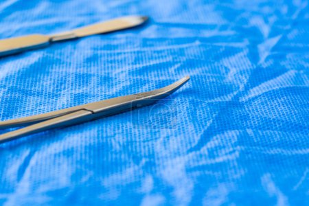 Photo for Dissection Kit - Stainless Steel Tools for Medical Students of Anatomy, Biology, Veterinary - Royalty Free Image