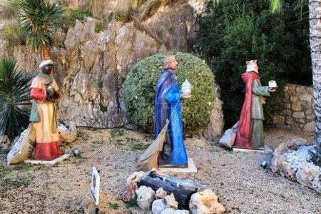 Photo for Traditional nativity figures in Jijona - Royalty Free Image