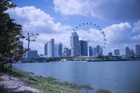 Foto de Paisaje urbano de Singapur vista previa - Imagen libre de derechos