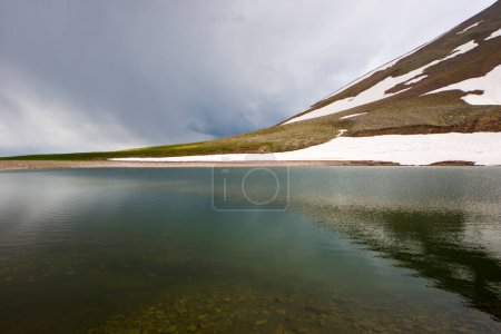 Photo for Mountains landscape and lake. travel destination - Royalty Free Image
