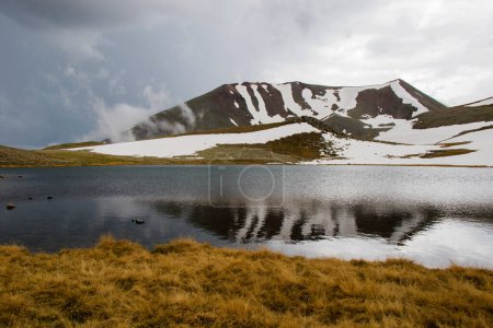 Photo for Mountains landscape and lake. travel destination - Royalty Free Image