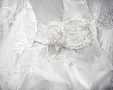 Photo for Wedding dresses in a bridal shop, fashion and style - Royalty Free Image